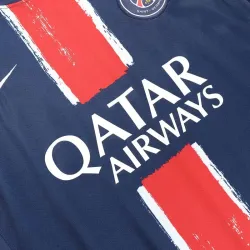 Paris Saint-Germain 24/25 Camisa de Casa Masculina de Manga Curta Vermelho/Azul