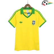 Camiseta Brasil Futebol Titular 1977 Retro Amarelo