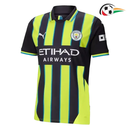 Camisa Manchester City Replicas Away Segundo Kit 2024/25 Camisa Manchester City Replicas Away Segundo Kit 2024/25