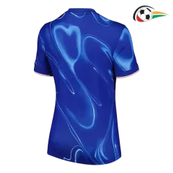 Camiseta Chelsea Futebol Local 2024/25 Mulher