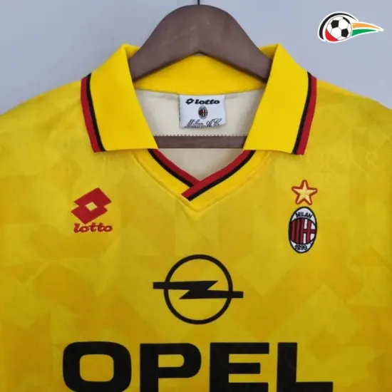 AC Milan Camisa Qualidade Premium Thrid Terceiro Kit 1995/96 Vintage AC Milan Camisa Qualidade Premium Thrid Terceiro Kit 1995/96 Vintage