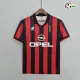AC Milan Camiseta Futebol Local Primeiro Kit 1995/96 Classicas AC Milan Camiseta Futebol Local Primeiro Kit 1995/96 Classicas
