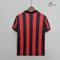 AC Milan Camiseta Futebol Local Primeiro Kit 1995/96 Classicas