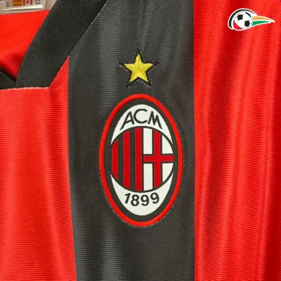Camisola AC Milan Baratas Primeiro Kit 1998/99 Retro Camisola AC Milan Baratas Primeiro Kit 1998/99 Retro