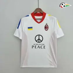 Equipacione AC Milan Qualidade Premium Visitante Segundo Kit 2002/03 Retro Classicas