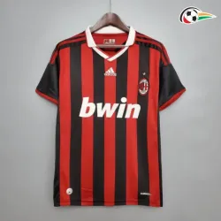 AC Milan Equipacione Qualidade TAILANDESA Home Primeiro Kit 2009/10 Retro