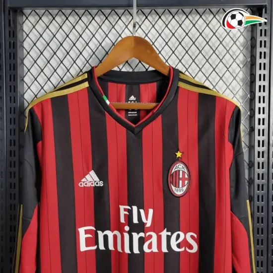 AC Milan Camisola Qualidade AAA Home 2013/14 Retro Classicas ML AC Milan Camisola Qualidade AAA Home 2013/14 Retro Classicas ML