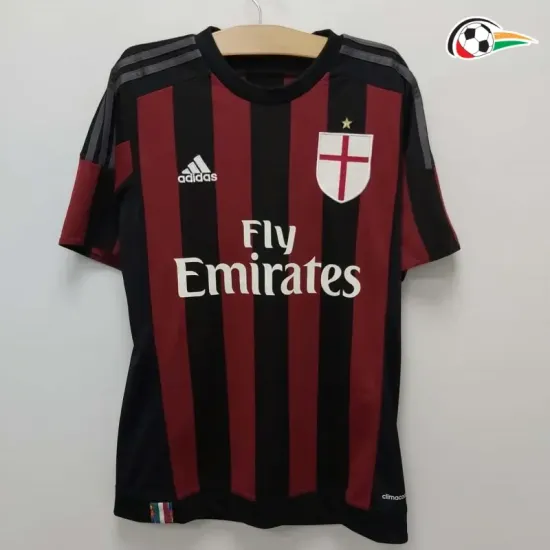AC Milan Camisa Qualidade Premium Home Primeiro Kit 2015/16 Retro AC Milan Camisa Qualidade Premium Home Primeiro Kit 2015/16 Retro