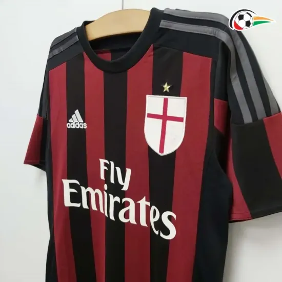 AC Milan Camisa Qualidade Premium Home Primeiro Kit 2015/16 Retro AC Milan Camisa Qualidade Premium Home Primeiro Kit 2015/16 Retro