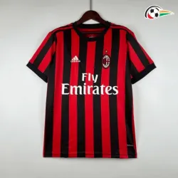 AC Milan Equipacione Replicas Home Primeiro Kit 2017/18 Classicas