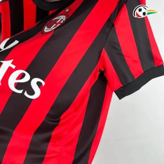 AC Milan Equipacione Replicas Home Primeiro Kit 2017/18 Classicas AC Milan Equipacione Replicas Home Primeiro Kit 2017/18 Classicas