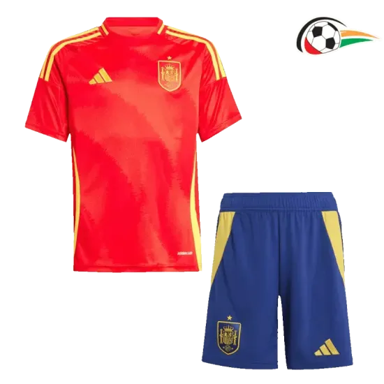 Camisa España Qualidade TAILANDESA Primeiro Kit 2024/25 Infantil Camisa España Qualidade TAILANDESA Primeiro Kit 2024/25 Infantil