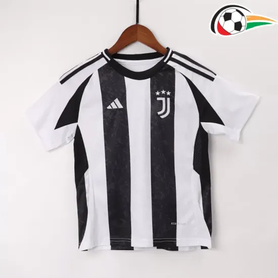 Camisola Juventus Qualidade AAA Home Primeiro Kit 2024/25 Infantil Camisola Juventus Qualidade AAA Home Primeiro Kit 2024/25 Infantil