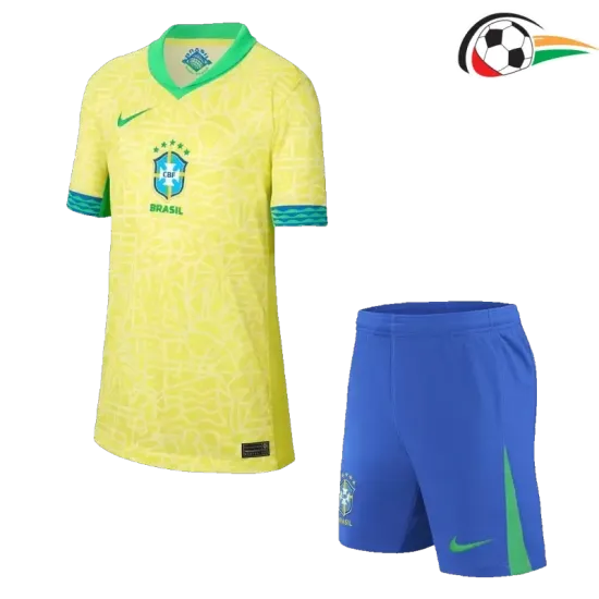 Brasil Camisa Qualidade Premium Local Primeiro Kit 2024 Infantil Brasil Camisa Qualidade Premium Local Primeiro Kit 2024 Infantil