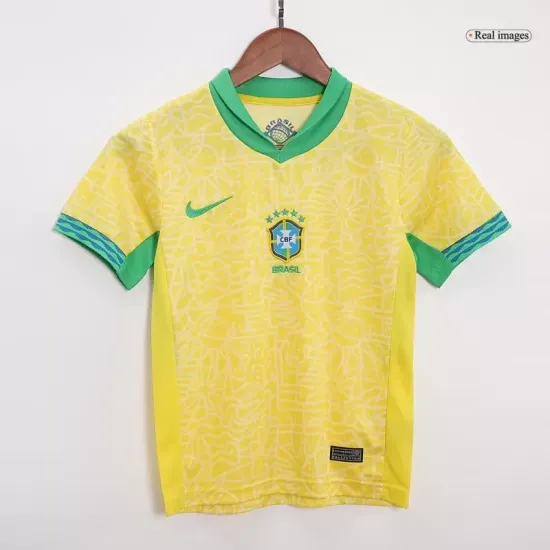 Brasil Camisa Qualidade Premium Local Primeiro Kit 2024 Infantil Brasil Camisa Qualidade Premium Local Primeiro Kit 2024 Infantil