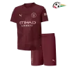 Camisola Manchester City Replicas Terceiro Kit 2024/25 Niños Vermelho