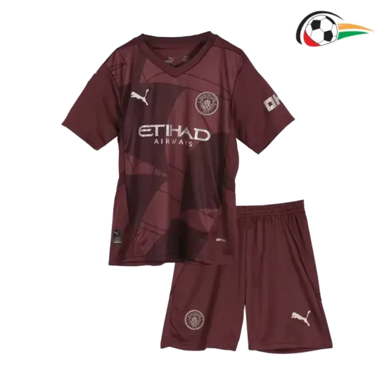 Camisola Manchester City Replicas Terceiro Kit 2024/25 Niños Camisola Manchester City Replicas Terceiro Kit 2024/25 Niños