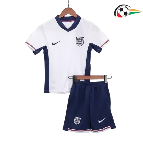 Inglaterra Camisa Baratas Primeiro Kit 2024 (Camisola + Calções)
