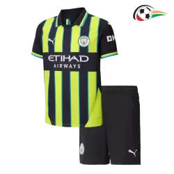 Camiseta Manchester City Baratas Segundo Kit 2024/25 Infantil
