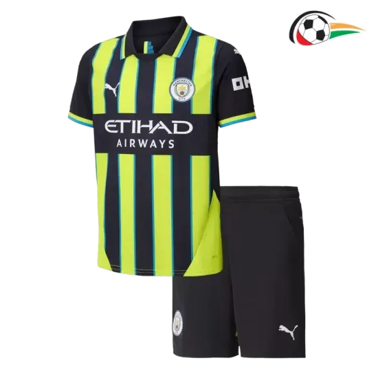 Camiseta Manchester City Baratas Segundo Kit 2024/25 Infantil Camiseta Manchester City Baratas Segundo Kit 2024/25 Infantil