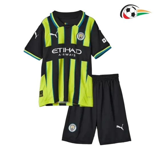 Camiseta Manchester City Baratas Segundo Kit 2024/25 Infantil Camiseta Manchester City Baratas Segundo Kit 2024/25 Infantil