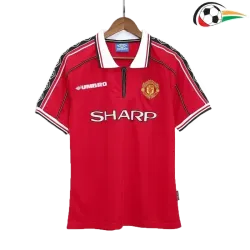 Manchester United Camisa Qualidade Premium Home Primeiro Kit 1998/00 Retro