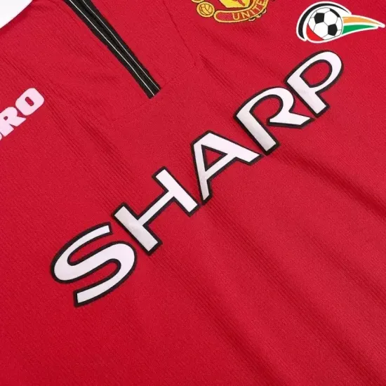 Manchester United Camisa Qualidade Premium Home Primeiro Kit 1998/00 Retro Manchester United Camisa Qualidade Premium Home Primeiro Kit 1998/00 Retro