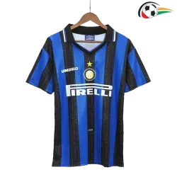 Camiseta Inter de Milan Baratas Home Primeiro Kit 1997/98 Classicas