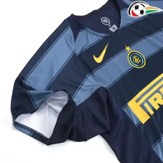 Inter de Milan Camisola Qualidade AAA Alternativa Terceiro Kit 2004/05 Vintage Inter de Milan Camisola Qualidade AAA Alternativa Terceiro Kit 2004/05 Vintage