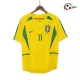 RONALDINHO 11 Brasil Camisa Replicas Home 2002/03 Retro Amarela RONALDINHO 11 Brasil Camisa Replicas Home 2002/03 Retro Amarela