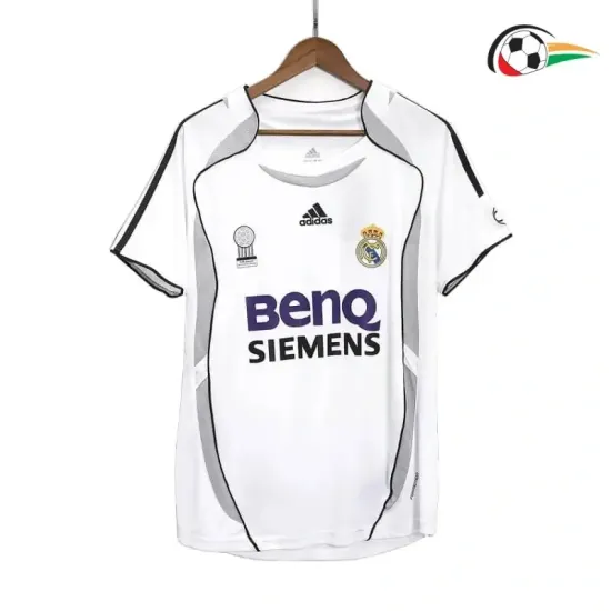 BECKHAM 23 Real Madrid Camiseta Baratas Local 2006/07 Vintage Branca BECKHAM 23 Real Madrid Camiseta Baratas Local 2006/07 Vintage Branca