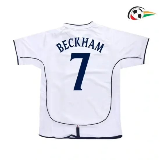 Camisola BECKHAM 7 Inglaterra Qualidade AAA Local Primeiro Kit 2002 Retro Classicas Branca Camisola BECKHAM 7 Inglaterra Qualidade AAA Local Primeiro Kit 2002 Retro Classicas Branca