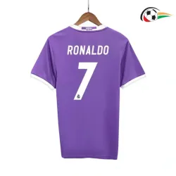 Equipacione RONALDO 7 Real Madrid Replicas Away Segundo Kit 2016/17 Classicas Roxa