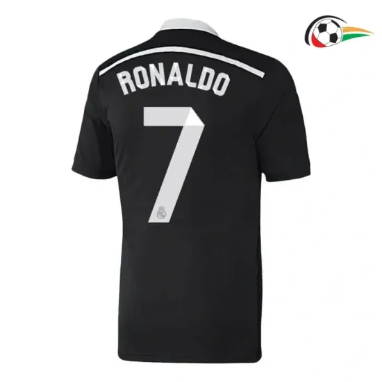 RONALDO 7 Real Madrid Camisola Baratas Alternativa 2014/15 Retro Classicas Preto RONALDO 7 Real Madrid Camisola Baratas Alternativa 2014/15 Retro Classicas Preto