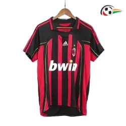RONALDO 99 AC Milan Equipacione Qualidade Premium Local Primeiro Kit 2006/07 Classicas Vermelha/Preto