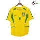 Camisa ONALDO 9 Brasil Replicas Primeiro Kit 2002/03 Retro Amarelo Camisa ONALDO 9 Brasil Replicas Primeiro Kit 2002/03 Retro Amarelo