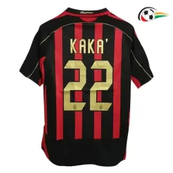 Camiseta KAKA＇22 AC Milan Baratas Local 2006/07 Vintage Vermelha
