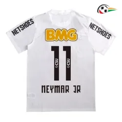 NEYMAR JR 11 Santos FC Camisola Futebol Local Primeiro Kit 2011/12 Retro Classicas Branca