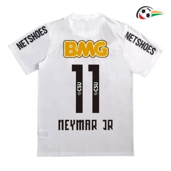 NEYMAR JR 11 Santos FC Camisola Futebol Local Primeiro Kit 2011/12 Retro Classicas Branca NEYMAR JR 11 Santos FC Camisola Futebol Local Primeiro Kit 2011/12 Retro Classicas Branca