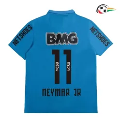 NEYMAR JR 11 Santos FC Camisa Replicas Thrid 2012/13 Retro Azul