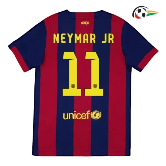 NEYMAR JR 11 Barcelona Camiseta Baratas Home Primeiro Kit 2014/15 Vintage Vermelho/Azul NEYMAR JR 11 Barcelona Camiseta Baratas Home Primeiro Kit 2014/15 Vintage Vermelho/Azul