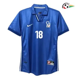 Camisa BAGGIO R.18 Italia Qualidade Premium Primeiro Kit 1998 Retro Azul