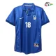 Camisa BAGGIO R.18 Italia Qualidade Premium Primeiro Kit 1998 Retro Azul Camisa BAGGIO R.18 Italia Qualidade Premium Primeiro Kit 1998 Retro Azul