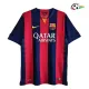 Camiseta MESSI 10 Barcelona Futebol Local 2014/15 Vintage Vermelho/Azul Camiseta MESSI 10 Barcelona Futebol Local 2014/15 Vintage Vermelho/Azul