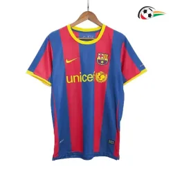 Equipacione MESSI 10 Barcelona Replicas Home Primeiro Kit 2010/11 Classicas Vermelho/Azul