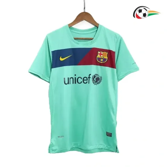 MESSI 10 Barcelona Camisola Baratas Away Segundo Kit 2010/11 Retro Classicas Verde MESSI 10 Barcelona Camisola Baratas Away Segundo Kit 2010/11 Retro Classicas Verde