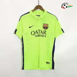 MESSI 10 Barcelona Camisa Qualidade TAILANDESA Terceiro Kit 2014/15 Retro Verde