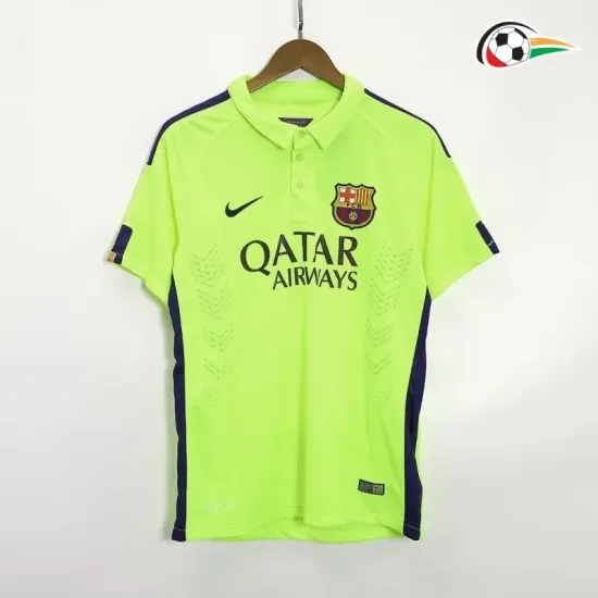 MESSI 10 Barcelona Camisa Qualidade TAILANDESA Terceiro Kit 2014/15 Retro Verde MESSI 10 Barcelona Camisa Qualidade TAILANDESA Terceiro Kit 2014/15 Retro Verde