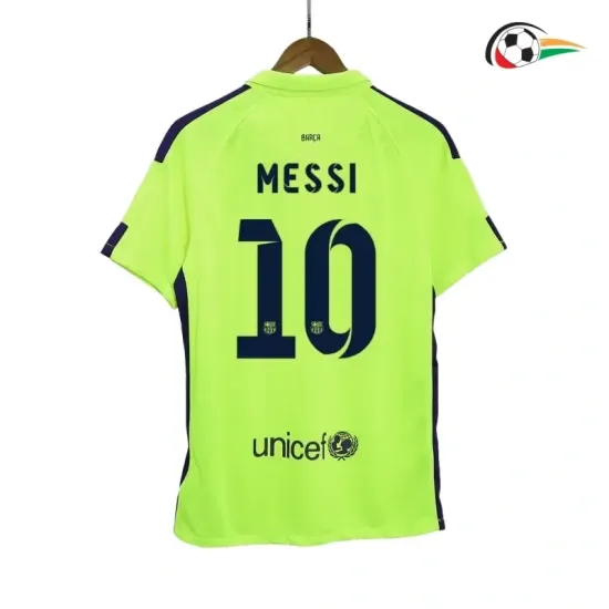 MESSI 10 Barcelona Camisa Qualidade TAILANDESA Terceiro Kit 2014/15 Retro Verde MESSI 10 Barcelona Camisa Qualidade TAILANDESA Terceiro Kit 2014/15 Retro Verde