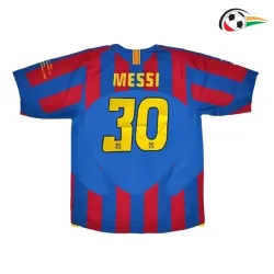 Camisa MESSI 30 Barcelona Replicas Home 2005/06 Retro Vermelho/Azul